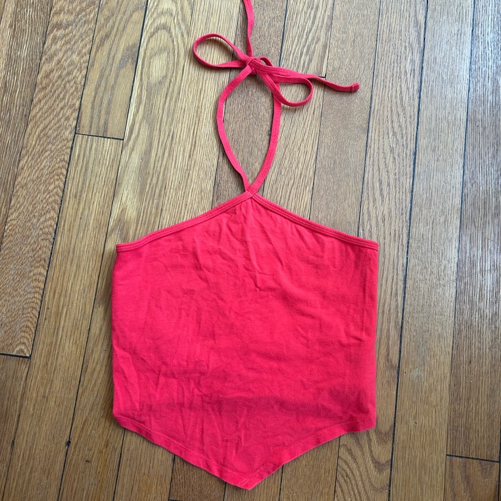 Red Halter Top - Picture 2 of 4